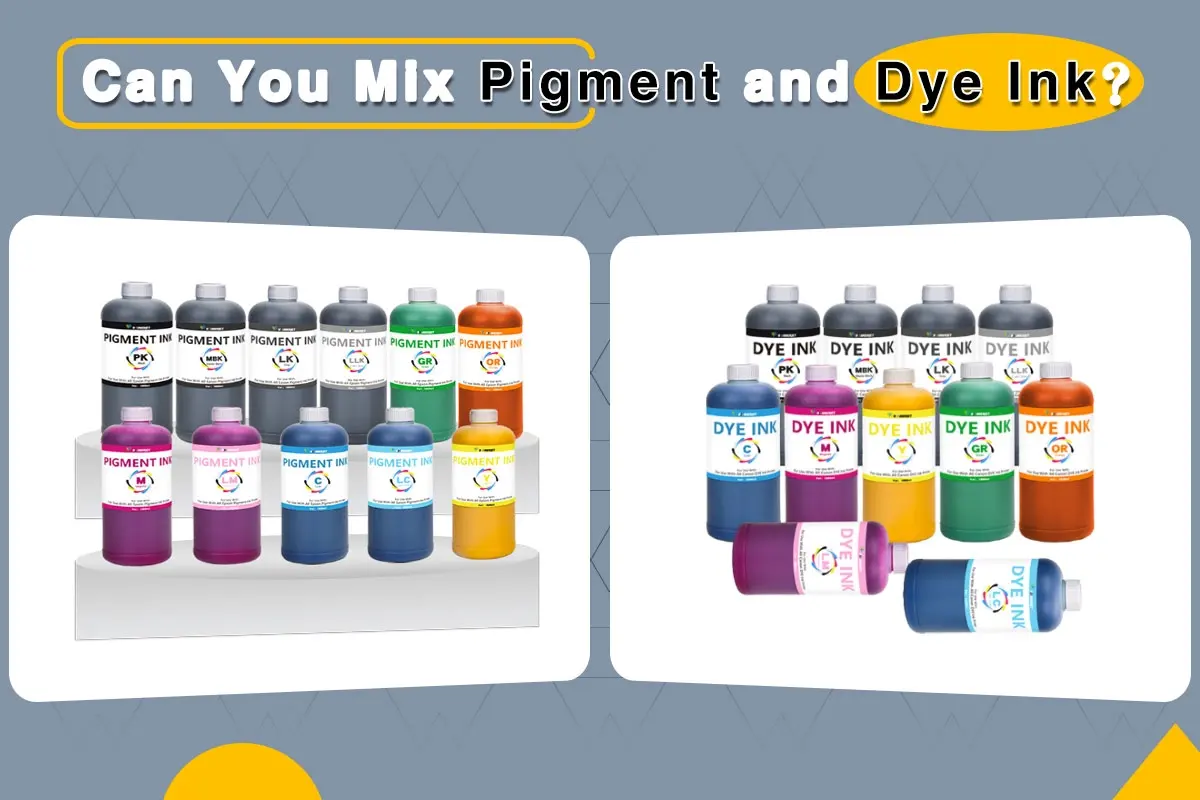 Pigment Ink Vs Dye Ink