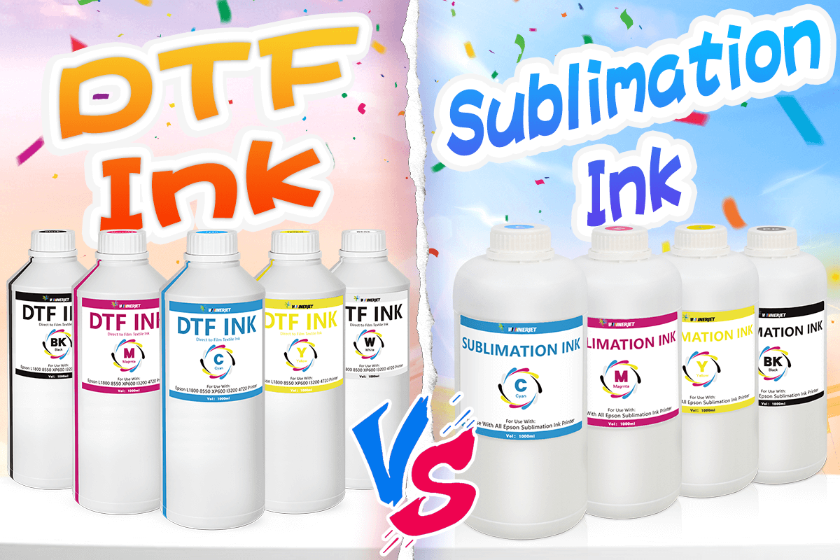 DTF Ink VS Sublimation Ink