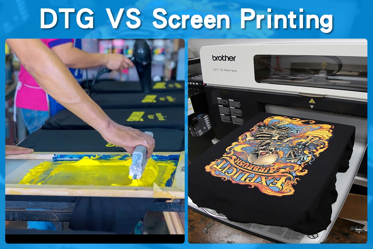 DTG VS Screen Printing