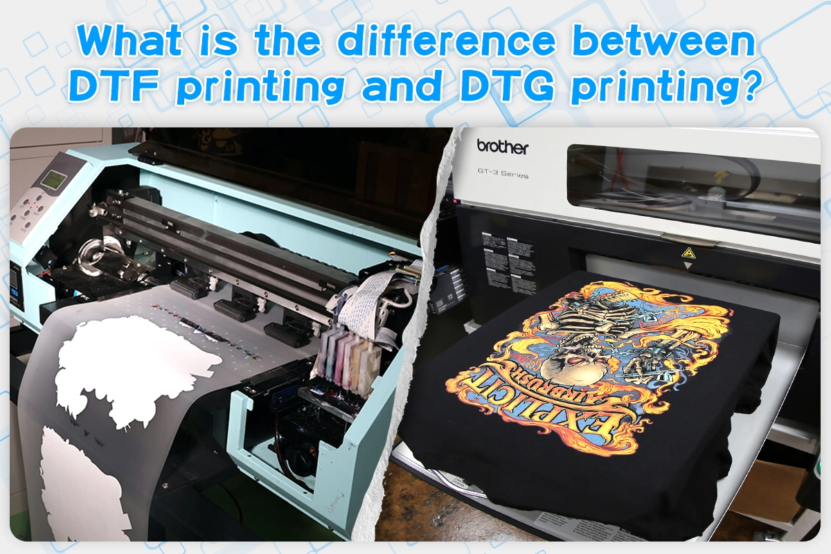 Difference Between DTF Printing And DTG Printing