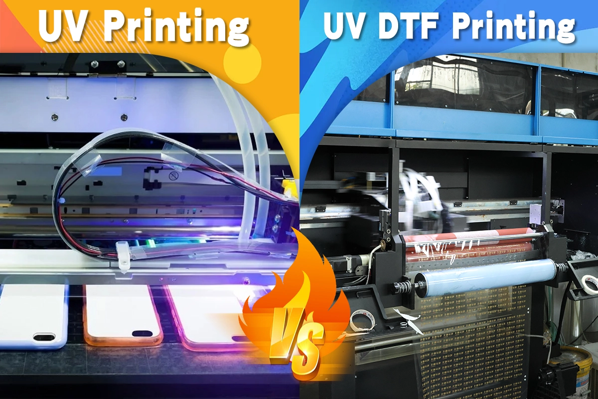 UV Printing VS UV DTF Printing