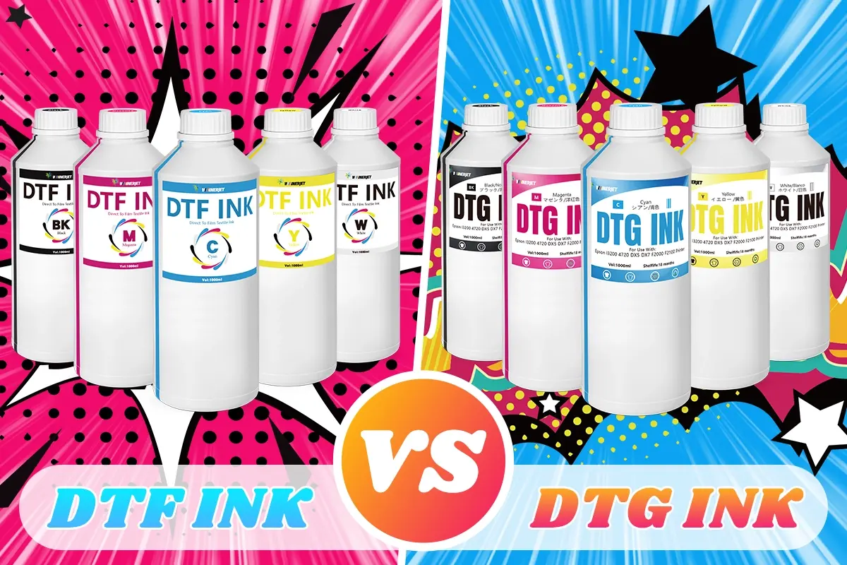 DTF Ink VS DTG Ink