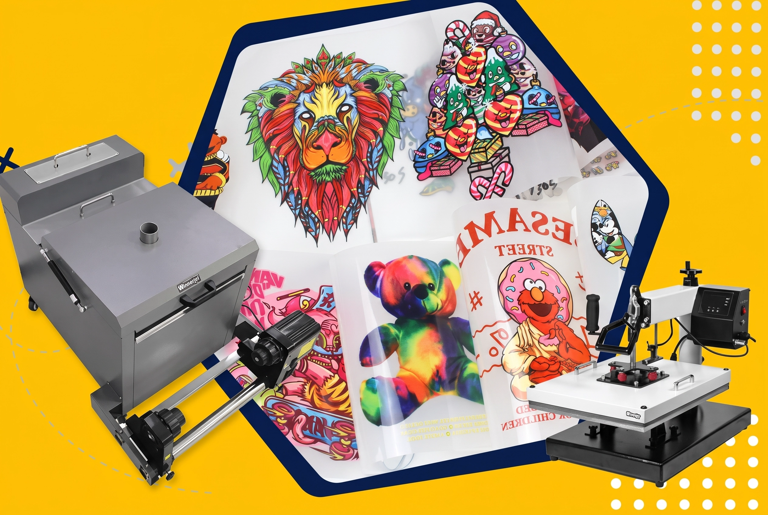 Heat Press And Curing Oven DTF Transfer