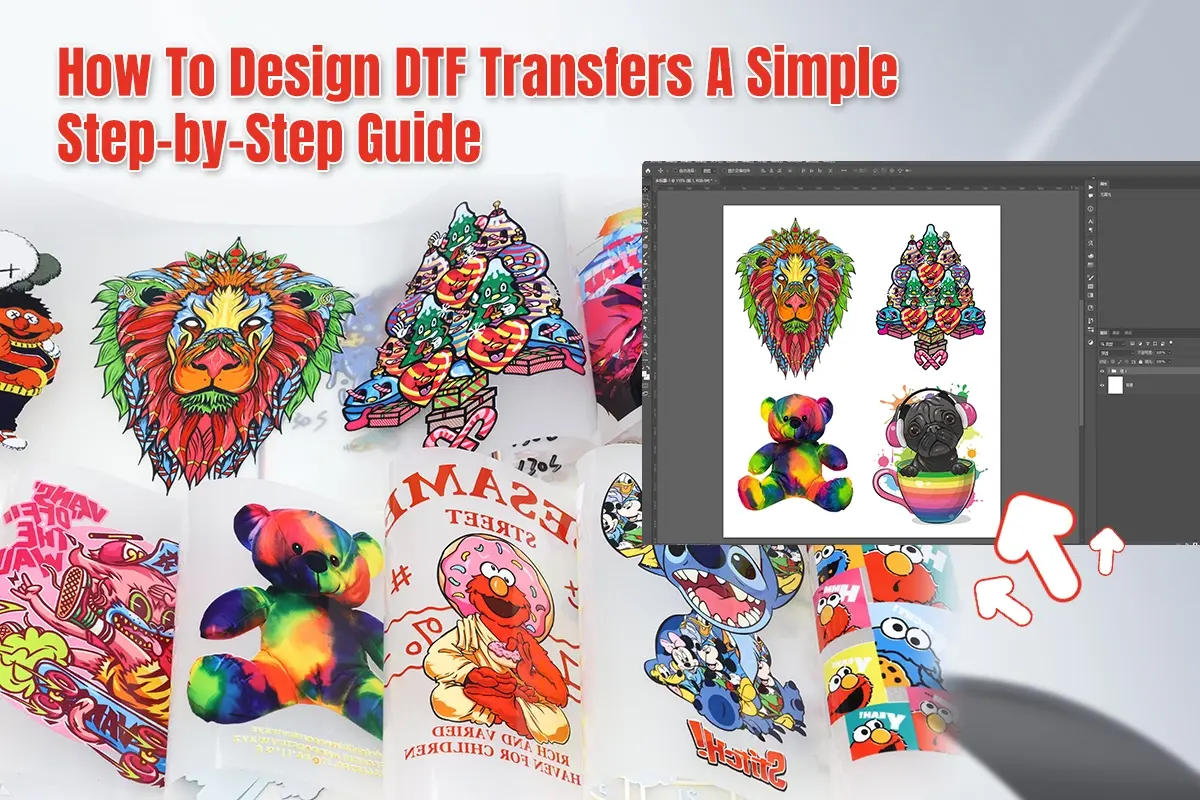 Use PS Design DTF Transfers