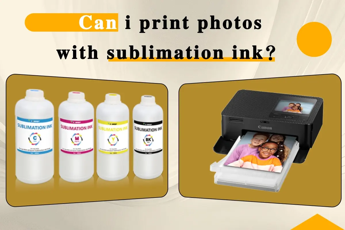 Can i print photos with sublimation ink？