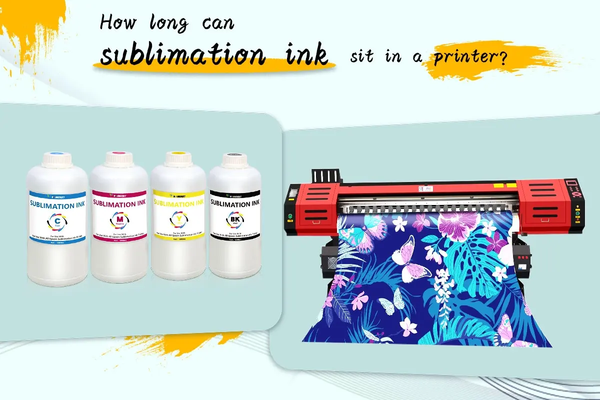 How long can sublimation ink sit in a printer