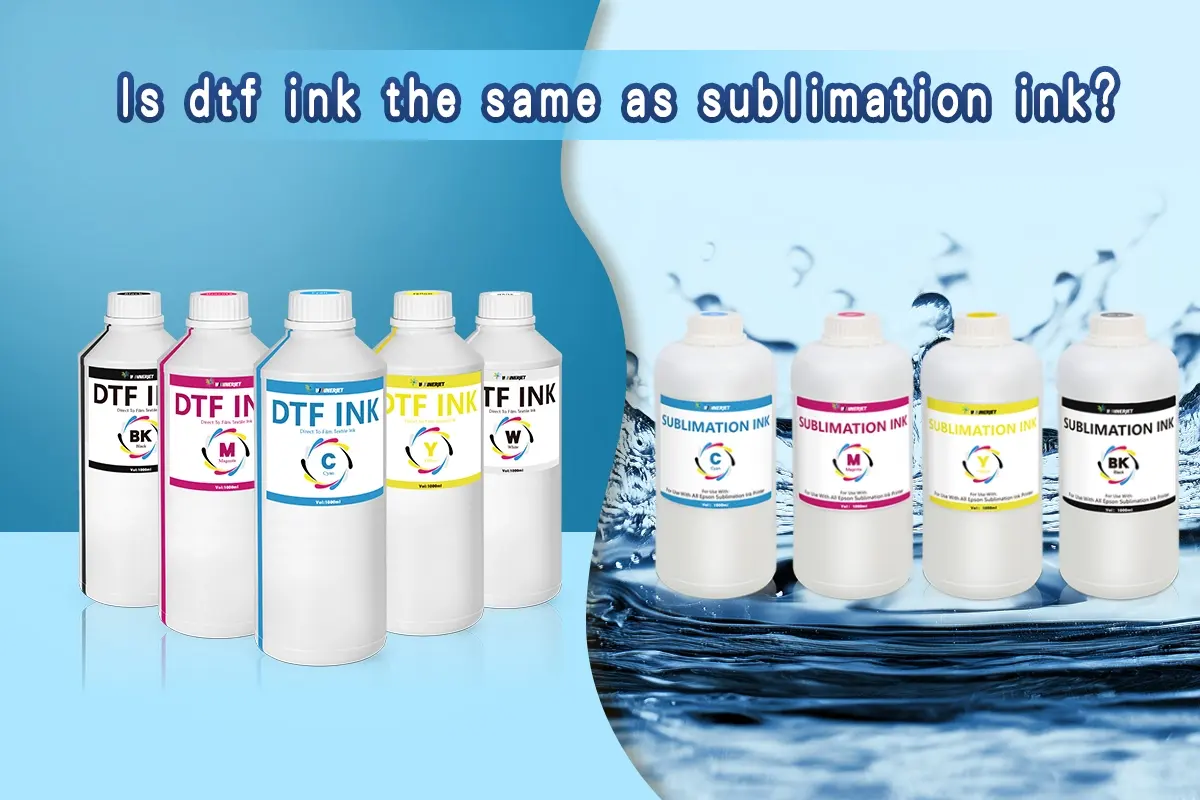 Is dtf ink the same as sublimation ink？
