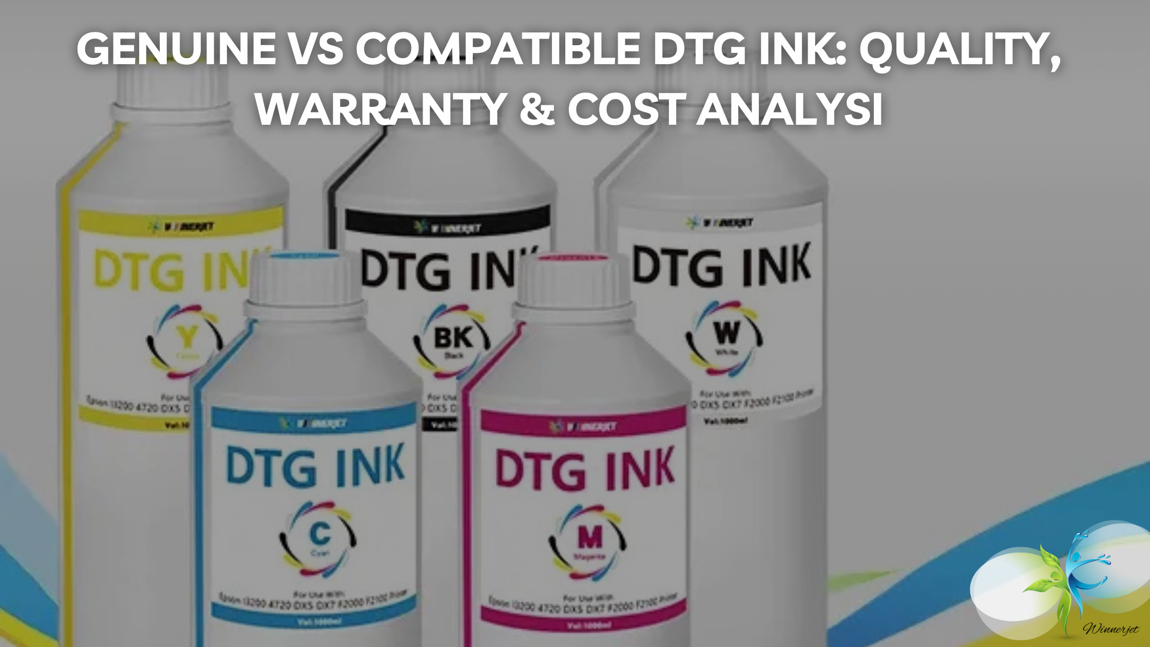 Genuine vs Compatible DTG Ink: Quality, Warranty & Cost Analysis