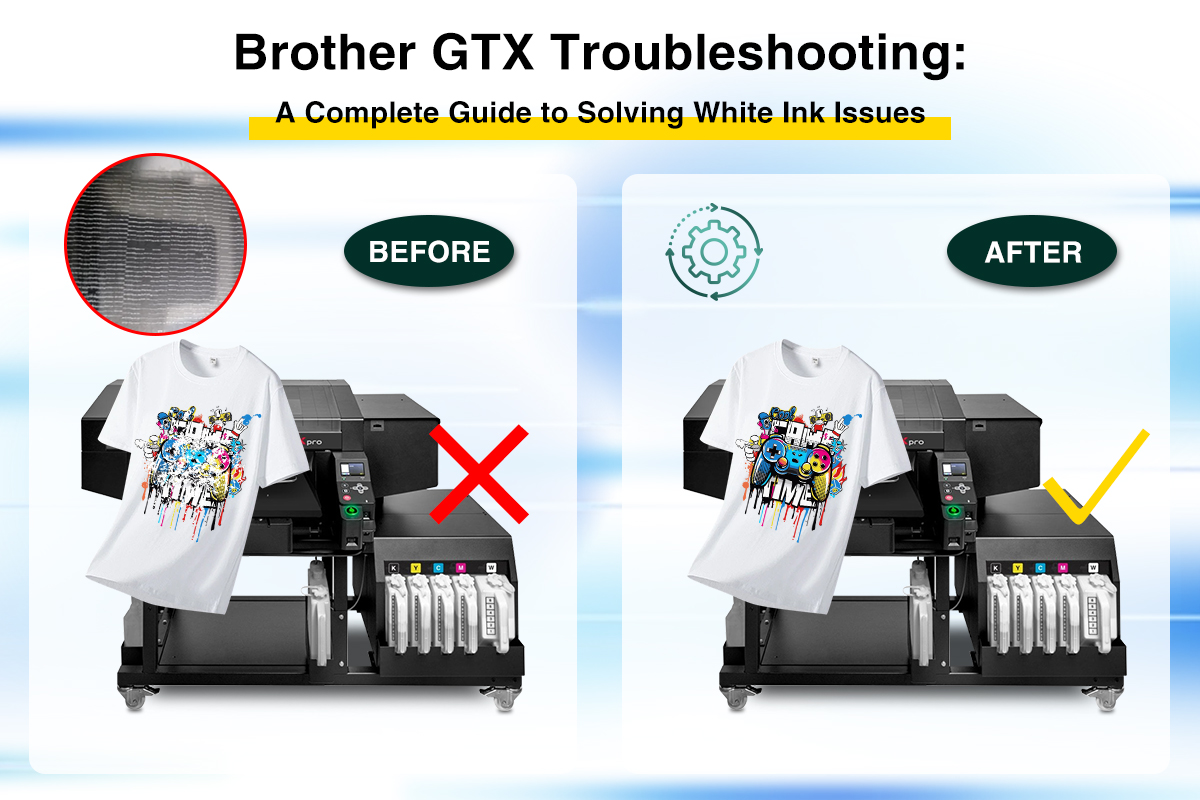 Brother GTX Troubleshooting: A Complete Guide to Solving White Ink Issues