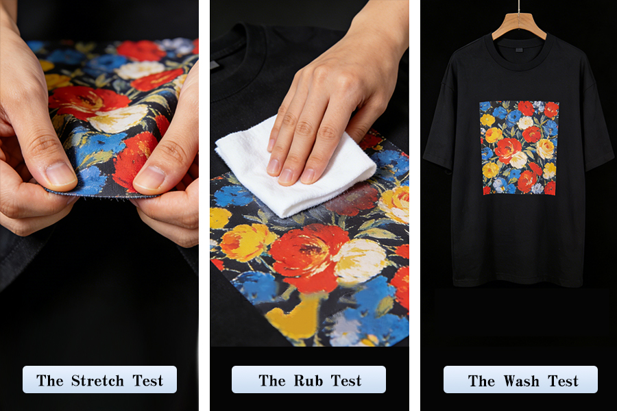 DTG ink curing temperature settings 160C 90s