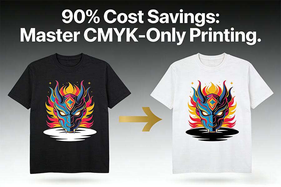 Winnerjet Premium DTG Ink White T-Shirt Printing Results