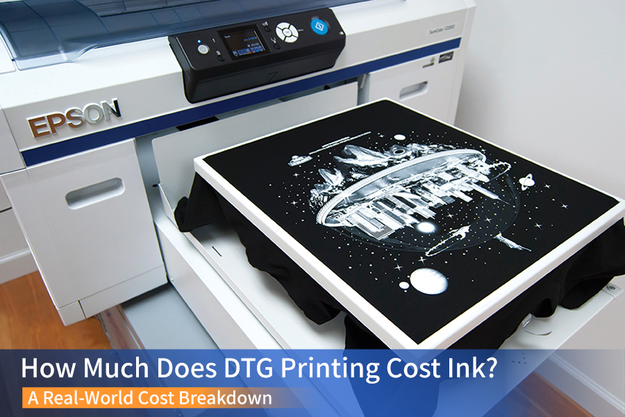 DTG printing ink cost