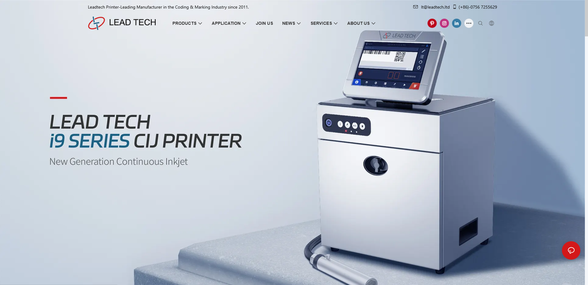 High contrast white ink coding on black PE cable jacket