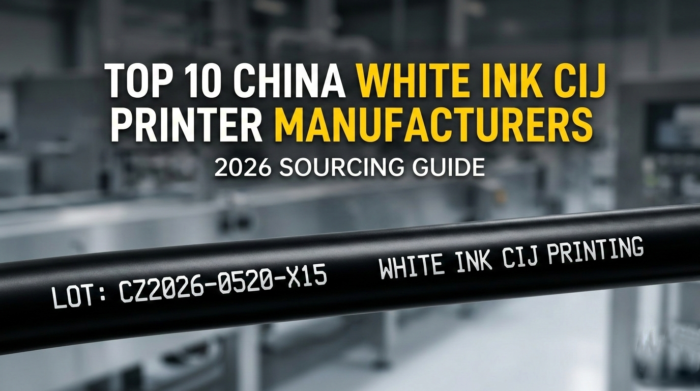 China white ink continuous inkjet printer manufacturers