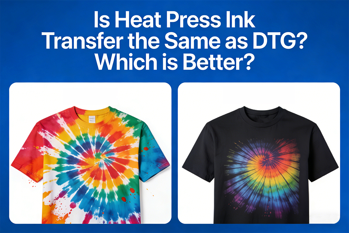 Winnerjet DTF vs DTG printing texture zoom-in