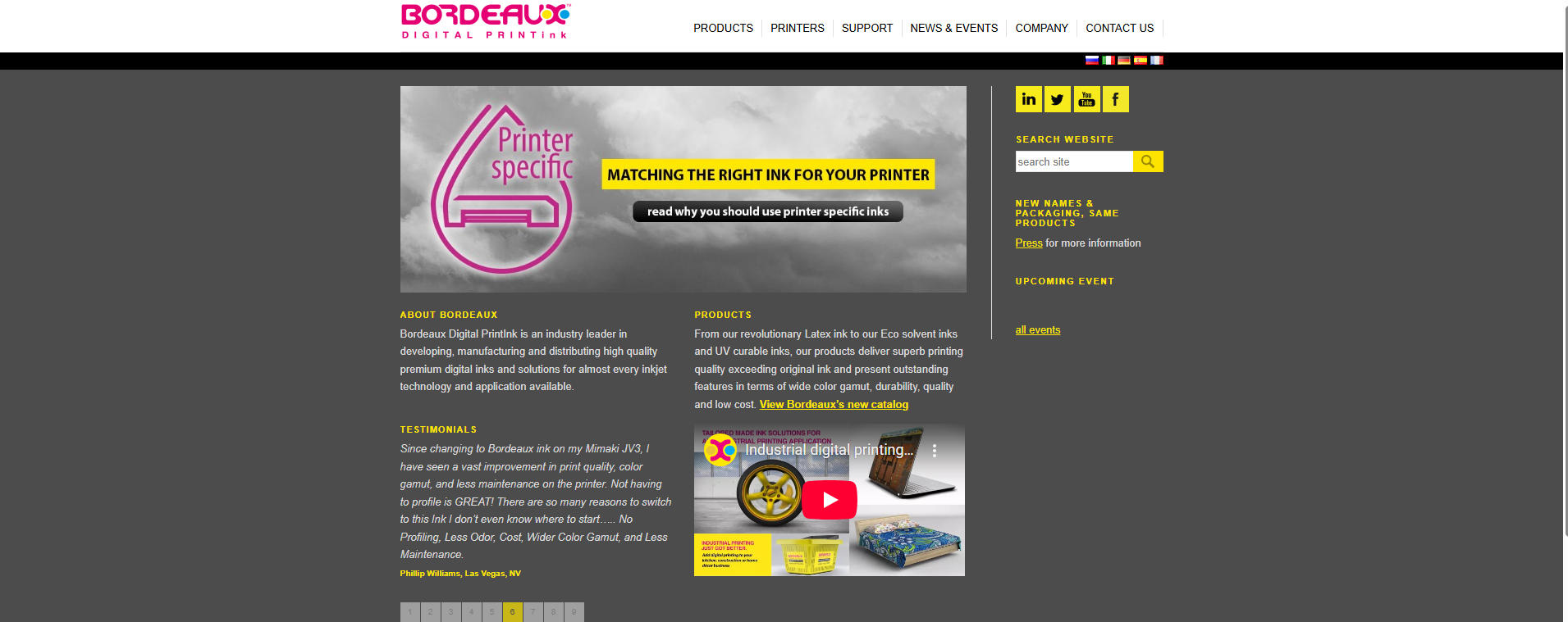 Bordeaux Digital Printink