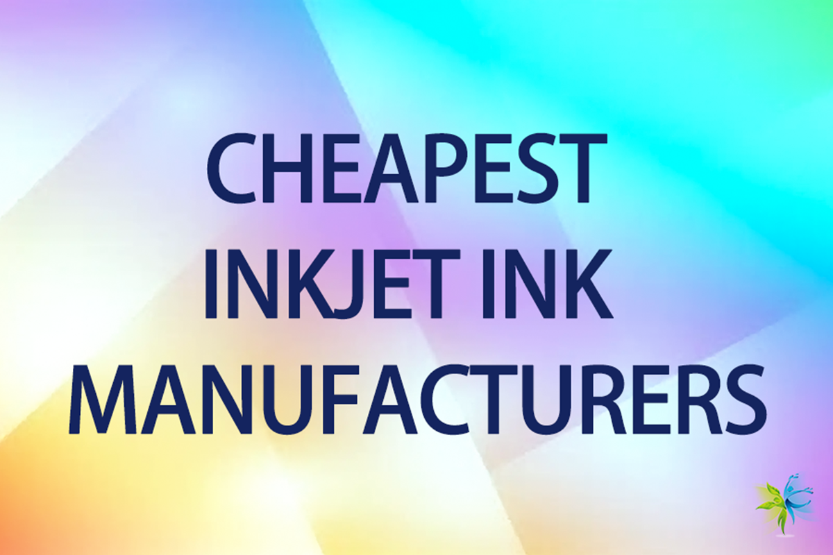 Cheapest Inkjet Ink Manufacturers
