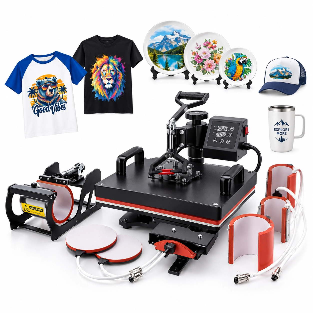 Combo Heat Press Machine