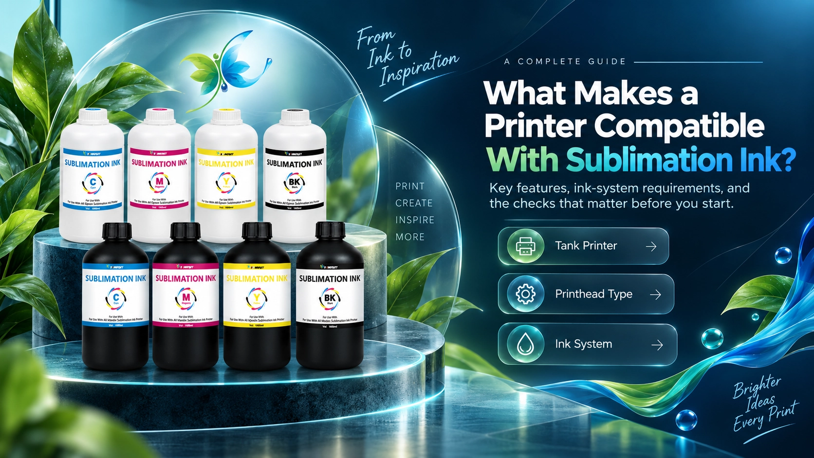 Compatible With Sublimation Ink