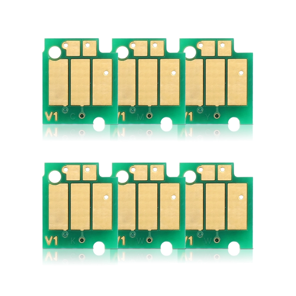 Compatible Brother GTXpro 700ml 6-piece chip set with dual white channels CMYK W1 W2